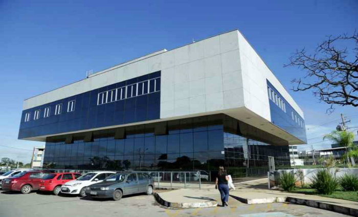 O edifício pertence à Multi Segurança Eletrônica e Patrimonial, empresa de pessoas ligadas a Rafael Prudente. Foto: Bruna Peres/CB/D.A Press/