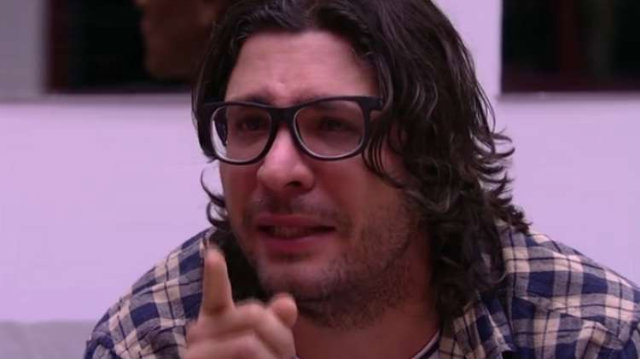 Ilmar se emociona ao mandar recado para o filho. Foto: Rede Globo/Reprodução/
