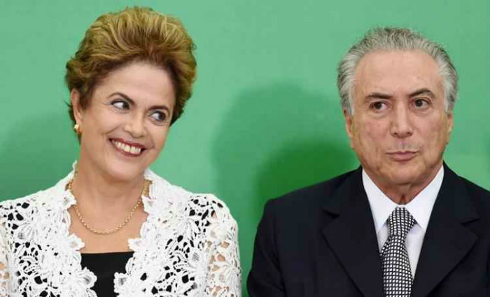 O julgamento avalia abuso de poder pela chapa formada por Dilma e Temer em 2014. Foto: Evaristo Sa/AFP/ O julgamento avalia abuso de poder pela chapa formada por Dilma e Temer em 2014. Foto: Evaristo Sa/AFP/