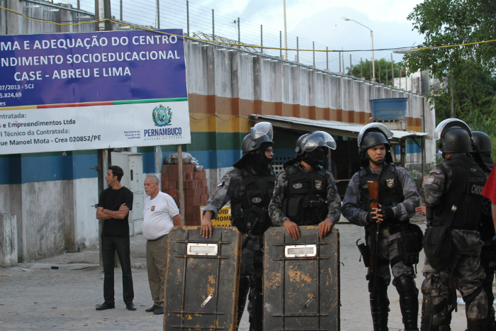 Somente o Centro de Atendimento Socioeducativo de Vitória de Santo Antão registrou 33 fugas e quatro mortes na última semana. Foto: Edvaldo Rodrigues/DP/Arquivo/Somente o Centro de Atendimento Socioeducativo de Vitória de Santo Antão registrou 33 fugas e quatro mortes na última semana. Foto: Edvaldo Rodrigues/DP/Arquivo