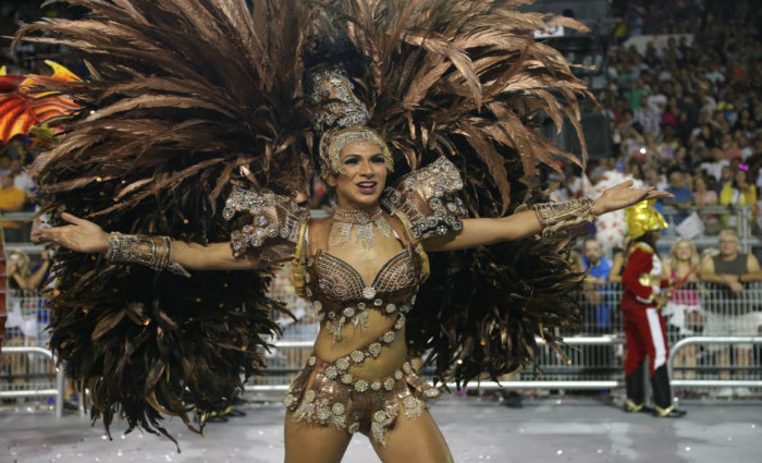 Esse destaque constava da primeira versão do roteiro que explica o desfile e é produzido pela escola para ser distribuído aos jurados. Foto: Paulo Pinto/LIGASP/ Esse destaque constava da primeira versão do roteiro que explica o desfile e é produzido pela escola para ser distribuído aos jurados. Foto: Paulo Pinto/LIGASP/