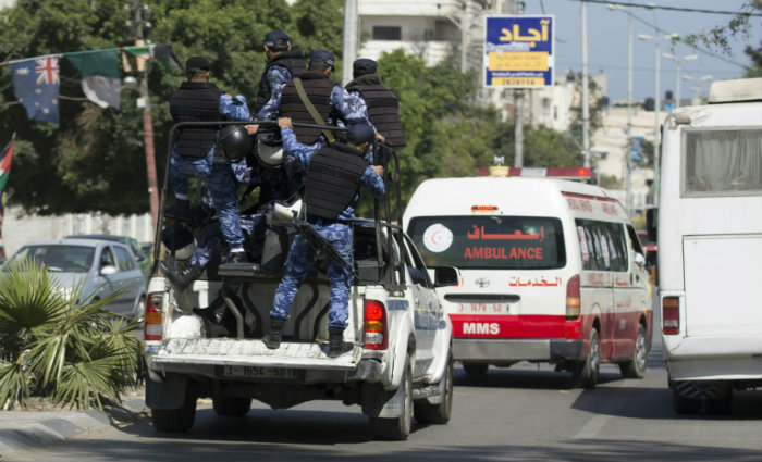 O ministério do Interior não vinculou os três homens à morte de Mazen Faqha. Foto :  MOHAMMED ABED /AFP/