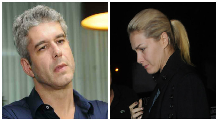 Ana Hickmann prestou depoimento sobre o caso em Belo Horizonte. Gustavo Henrique Bello Correa era sócio e cunhado de Ana Hickmann. Fotos: Paulo Filgueiras/EM/DA Press e Marcos Vieira/EM/DA Press