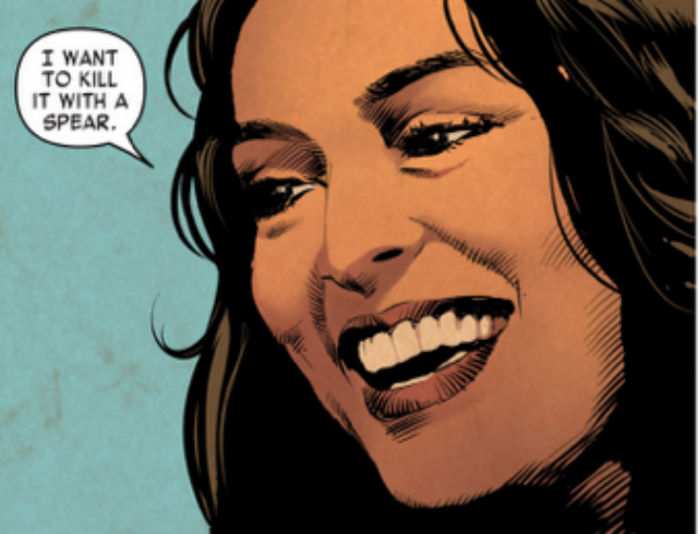 Na Marvel, Juliana Paes se tornou a cientista Amara. Foto: Marvel/Reprodução