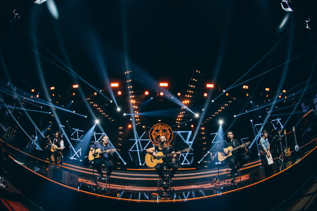 Banda Anjos de Resgate foi a primeira da história da música católica a receber DVD de ouro. Credito: Pedro Hummel/Divulgação