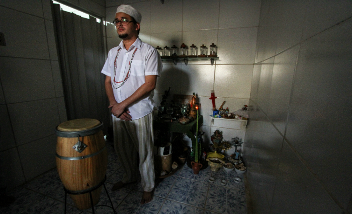 O babalorixá foi sentenciado com uma pena de 15 dias de prisão mas que pode ser revertida em serviços à comunidade. Foto: Paulo Paiva/DP/ O babalorixá foi sentenciado com uma pena de 15 dias de prisão mas que pode ser revertida em serviços à comunidade. Foto: Paulo Paiva/DP/
