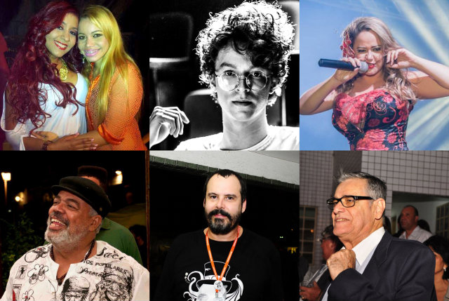 Artistas do brega torcem para que o texto seja aprovado em uma segunda sess&atilde;o. Fotos: Facebook/Reprodu&ccedil;&atilde;o, Perfexx/Divuga&ccedil;&atilde;o, Golarrole/Divulga&ccedil;&atilde;o, Facebook/Reprodu&ccedil;&atilde;o e Nando Chiapetta/DP/