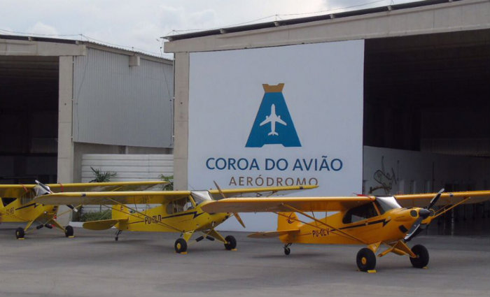 Localizado em Igarassu, município pernambucano, a área de pouso é considerado o primeiro aeródromo privado do país. Foto: Aeródromo Coroa do Avião/Divulgação/
