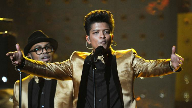 Bruno Mars vem ao Brasil divulgar o &aacute;lbum 24k magic. Foto: AFP/