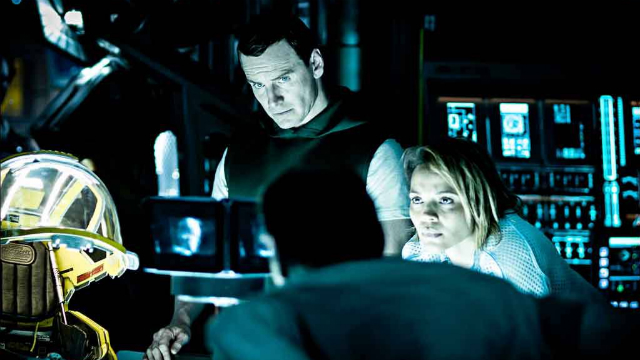 Michael Fassbender e Carmen Ejogo vivem Walter e Karine no novo Alien. Foto: Fox/Divulgação