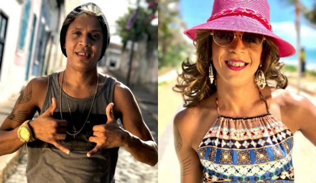 Para a caracterização, Troia contou com a ajuda da esposa Jéssica e de uma maquiadora profissional. Foto: Pro Rec/Divulgação