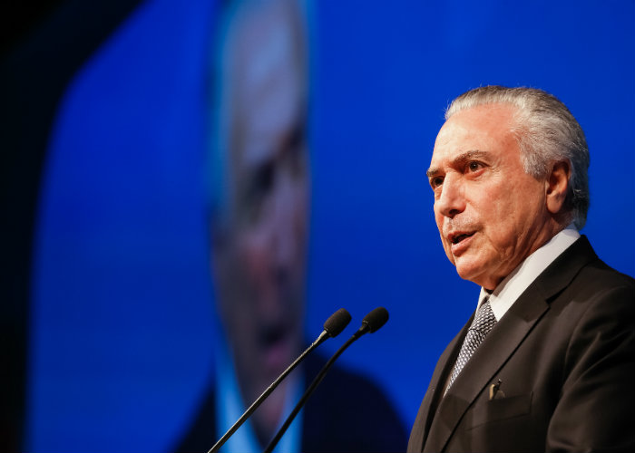 O peemedebista está sendo pressionado a renunciar por causa das denúncias apresentadas em delação. Foto: Beto Barata/PR