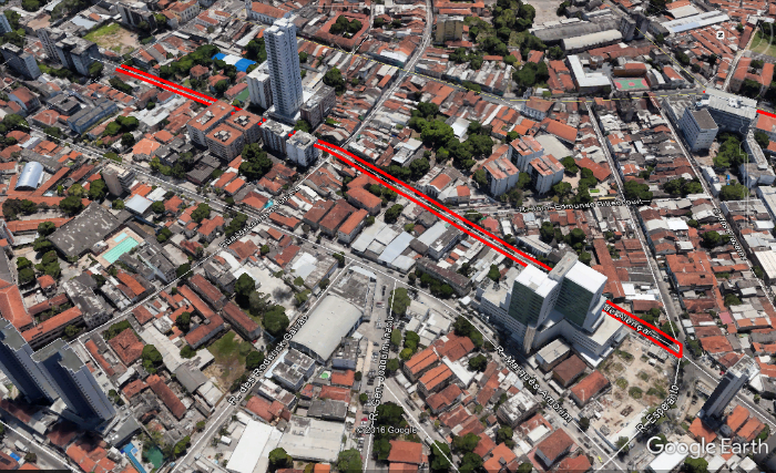 Rua Jos&eacute; de Alencar. Foto: Compesa/Divulga&ccedil;&atilde;o/Rua Jos&eacute; de Alencar. Foto: Compesa/Divulga&ccedil;&atilde;o