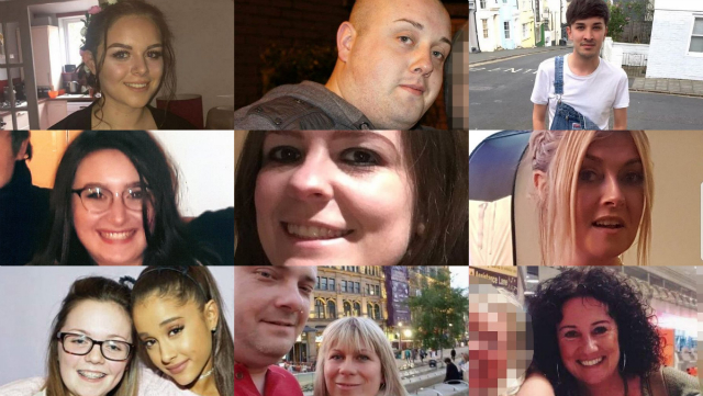 14 vítimas fatais do atentado em Manchester tiveram suas identidades reveladas. Fotos: Facebook/Instagram/Twitter/Reprodução/ 14 vítimas fatais do atentado em Manchester tiveram suas identidades reveladas. Fotos: Facebook/Instagram/Twitter/Reprodução/