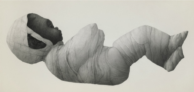 Obra A filha da monga, realizada originalmente em 2005 e cedida pelo Mamam para a mostra na Galeria Janete Costa. Cr&eacute;dito: Renato Valle/Divulga&ccedil;&atilde;o/