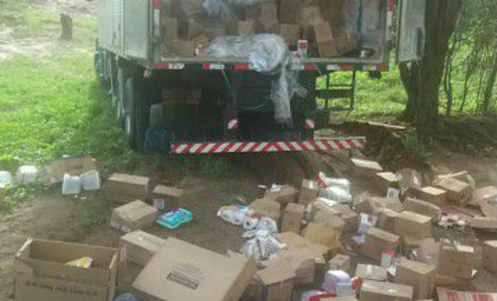PRF e PM prendem suspeito de roubo a caminh&atilde;o em S&atilde;o Caetano. Foto: PRF/ Divulga&ccedil;&atilde;o/