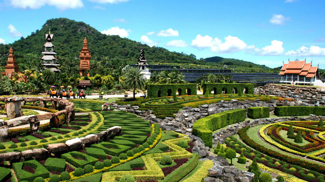Jardins Suan Nong Nooch, em Pattaya, contam com as maiores diversidades de algumas espécies de plantas no mundo