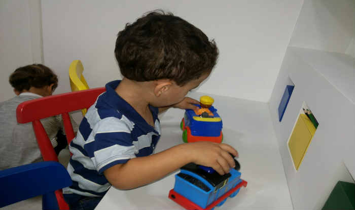 O espaço conta com salas para fonoaudiologia, recreação educativa, piscina, entre outros. Foto: Somar/Divulgação/