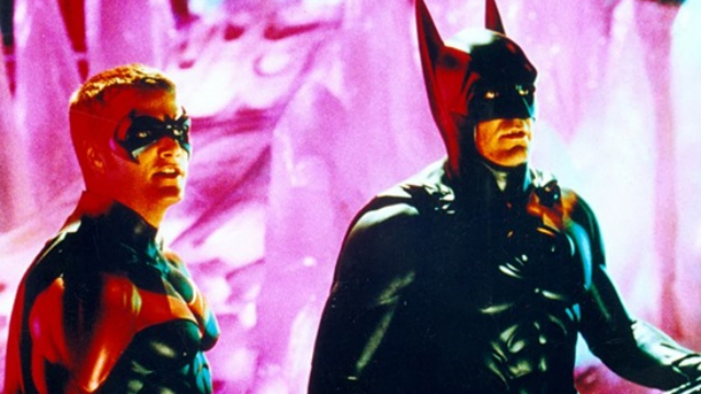 Chris O'donnell e Geoge Clooney em cena do filme Batman e Robin. Foto: Warner/Divulgação/ Chris O'donnell e Geoge Clooney em cena do filme Batman e Robin. Foto: Warner/Divulgação/