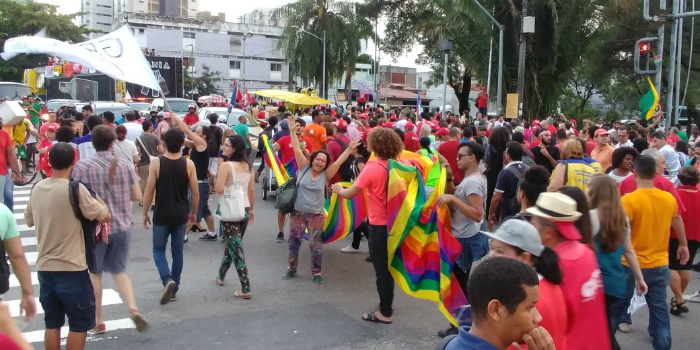 Movimentos sociais também abraçam a causa. Foto: Rosália Rangel/DP