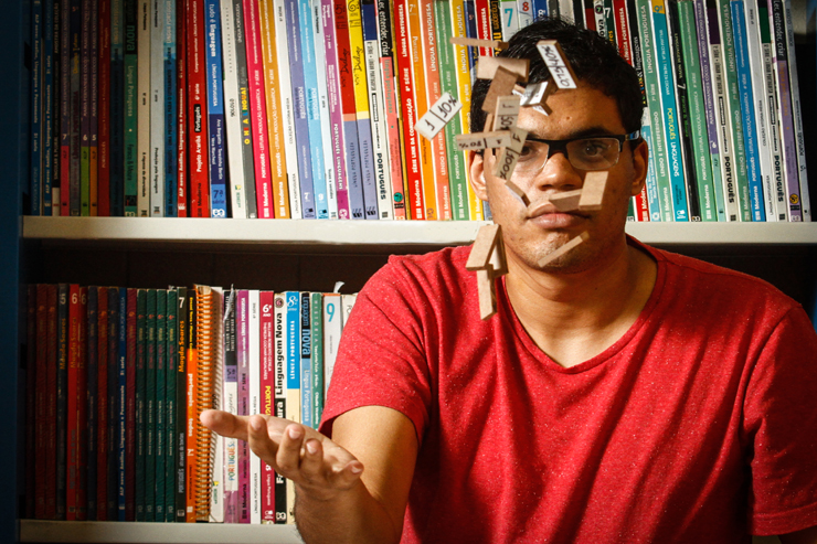 João Lucas ganhou intimidade com os números na infância, apostando memorizar placas de carro em troca de sorvete. Foto: Rafael Martins/DP