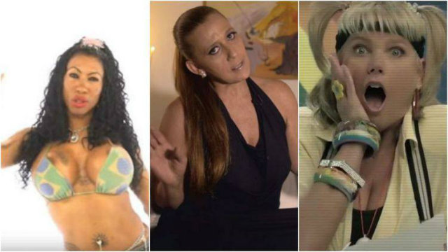 Inês Brasil, Rita Cadillac e Xuxa bombaram na internet. Foto: YouTube/Reprodução/
