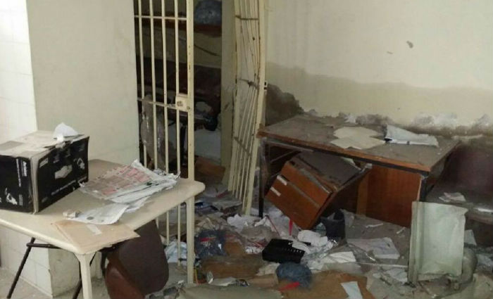 PF inicia investigações sobre explosão ao cofre dos Correios em Venturosa. Foto: PF/ Divulgação/