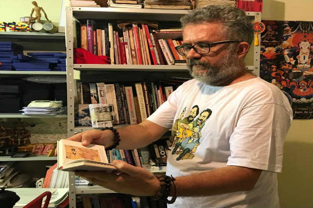 O artista visual Fernando Duarte apresenta v&aacute;rias s&eacute;ries de aquarelas e sumi&ecirc;s na Galeria Della Fontana. Cr&eacute;dito: Julia Arruda/Divulga&ccedil;&atilde;o/