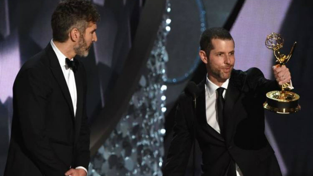David Benioff e D.B. Weiss vão começar a trabalhar na produção da série Confederate. Foto: Valrie Macon/Emmy/Divulgação/