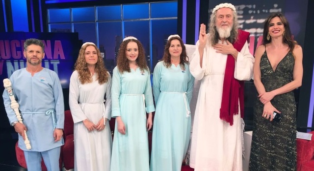 "Todos nós viemos nus ao mundo, então depende do que você faz com sua nudez. Mas (mandar nudes) não é pecado", comentou. Foto: RedeTV!/Divulgação/ "Todos nós viemos nus ao mundo, então depende do que você faz com sua nudez. Mas (mandar nudes) não é pecado", comentou. Foto: RedeTV!/Divulgação/