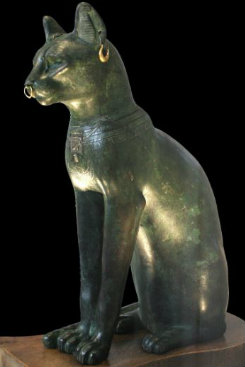 Na mitologia egípcia, a deusa Bastet era uma das figuras sagradas. Foto: Wikipedia