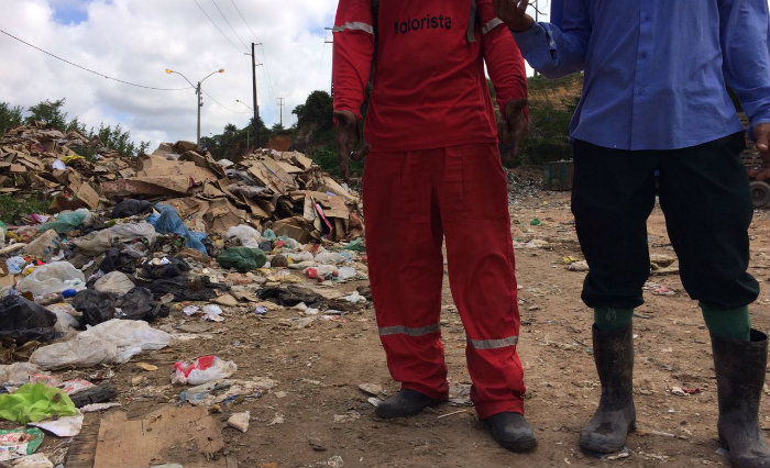 Esta não é a primeira vez em que o Aterro Sanitário de Aguazinha é fechado. A outra interrupção foi em 2011. Foto: Manuela Cavalcanti/Esp DP