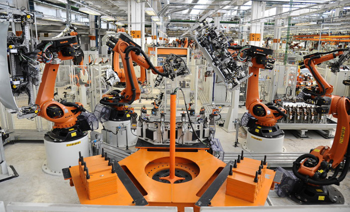 As empresas não revelam os ganhos de produtividade com a robotização. Foto: Imprensa Volkswagem/ As empresas não revelam os ganhos de produtividade com a robotização. Foto: Imprensa Volkswagem/
