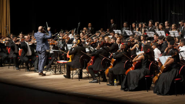 A Orquestra Crian&ccedil;a Cidad&atilde; &eacute; um projeto social da Associa&ccedil;&atilde;o Beneficente Crian&ccedil;a Cidad&atilde;. Foto: Leandro Lima/Divulga&ccedil;&atilde;o