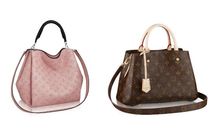 As bolsas da Louis Vuitton, reconhecidas pelas iniciais da marca, são objetos de desejo na história da moda. Fotos: Louis Vuitton/Divulgação/