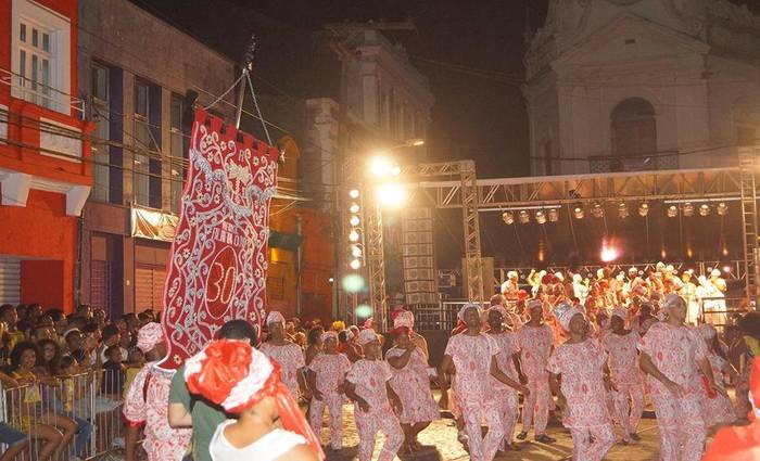 Apresentação do Afoxé no Cortejo dos Afoxés de Pernambuco. Foto: Divulgação 