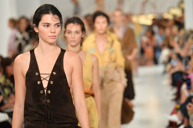 Kendall Jenner foi uma das estrelas do desfile. Foto: Semana de Moda de Milão/Divulgação/ Kendall Jenner foi uma das estrelas do desfile. Foto: Semana de Moda de Milão/Divulgação/