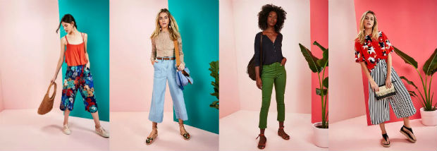 Esses modelos de cal&ccedil;as ainda podem ser usados na praia, acompanhadas por um body. Foto: Divulga&ccedil;&atilde;o/