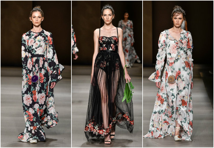 Florais, transparências e babados afastaram a moda festa de clichês e apostaram em romantismo mais sensual. Fotos: Ze Takahashi/Ag. Fotosite/ Florais, transparências e babados afastaram a moda festa de clichês e apostaram em romantismo mais sensual. Fotos: Ze Takahashi/Ag. Fotosite/