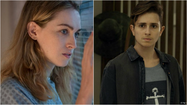 Jamie Clayton e Carol Duarte: interpretação e diversidade em cena. Fotos: Netflix/Globo/Divulgação/