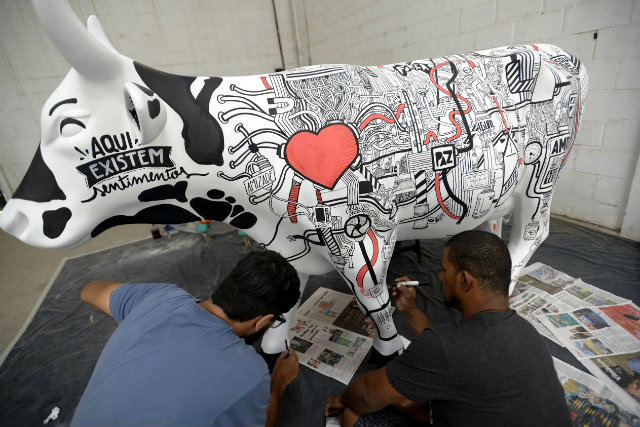 Projeto dá visibilidade ao trabalho de pintores, designers, grafiteiros, escultores, arquitetos e demais interessados por arte. Foto: Leo Caldas/Divulgação/ Projeto dá visibilidade ao trabalho de pintores, designers, grafiteiros, escultores, arquitetos e demais interessados por arte. Foto: Leo Caldas/Divulgação/