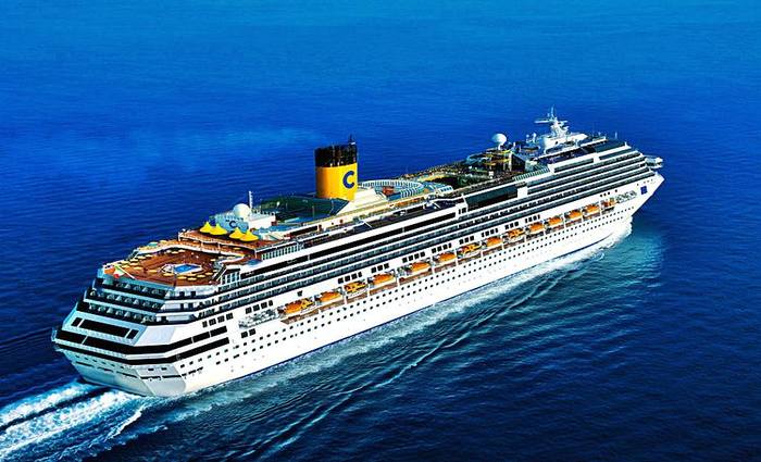A Costa Cruzeiros comemora 70 anos de atividade no Brasil. Foto: Costa Cruzeiros/Divulgação
