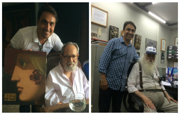 Wilson tornou-se amigo do pintor Reynaldo Fonseca e do pintor e escultor Francisco Brennand. Para este último, mandou cartas anônimas por quatro meses para que a mágica da amizade acontecesse. Foto de arquivo pessoal