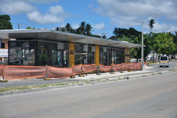 Esta&ccedil;&atilde;o de BRT no munic&iacute;pio do Paulista. Foto: Fernanda Leal/Esp. DP/Arquivo