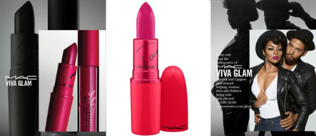 Toda linha Viva Glam terá 100% da renda revertida para instituições que oferecem apoio para portadores do vírus HIV. Foto: MAC/Divulgação/