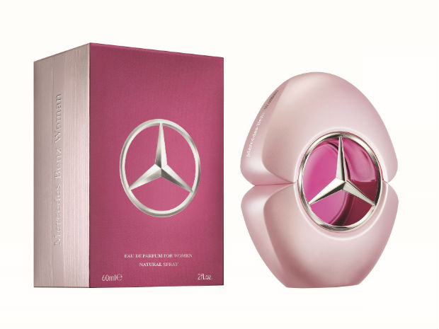 O desenho de coração na embalagem possui um círculo transparente e é a morada da estrela lendária da Mercedes-Benz. Foto: Mercedes-Benz Parfums/Divulgação/ O desenho de coração na embalagem possui um círculo transparente e é a morada da estrela lendária da Mercedes-Benz. Foto: Mercedes-Benz Parfums/Divulgação/