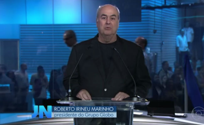 Roberto Irineu Marinho desempenhará outras funções no grupo. Foto: Globo/Reprodução/ Roberto Irineu Marinho desempenhará outras funções no grupo. Foto: Globo/Reprodução/