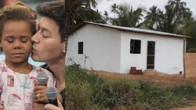 Familiares e amigos acusam emissora de se aproveitar da história da menina para angariar audiência. Fotos: Record/Reprodução e Facebook/Reprodução/