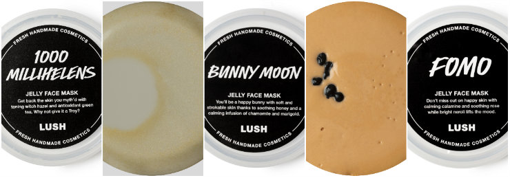 As máscaras misturam frutas frescas, óleos e sucos. Fotos: Lush/Divulgação