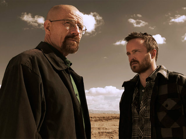 Intérpretes de Walter White e Jesse Pinkman, Bryan Cranston e Aaron Paul protagonizaram a obra. Foto: AMC/Divulgação/ Intérpretes de Walter White e Jesse Pinkman, Bryan Cranston e Aaron Paul protagonizaram a obra. Foto: AMC/Divulgação/